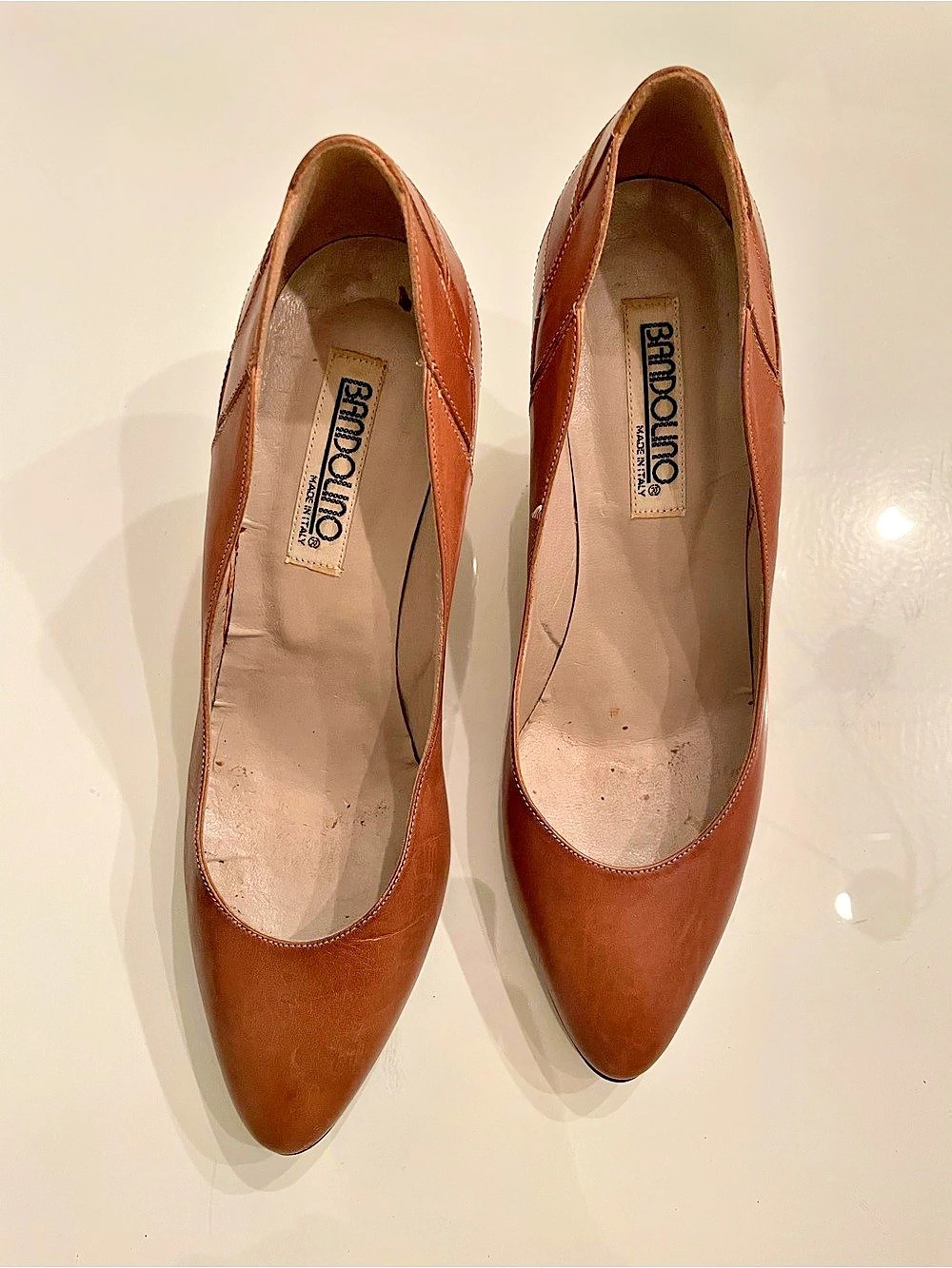 Bandolino Pointed Toe Pumps in Brown